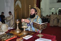 Slujire chiriarhală la catedrala episcopală din Caransebeş