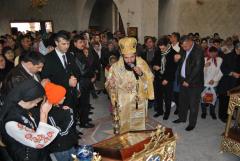 Biserica mare a schitului Gornea a fost târnosită