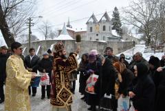 Ajunul Bobotezei la mănăstirea Vasiova