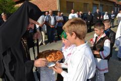 Târnosirea bisericii din parohia Sadova Veche