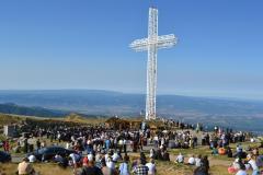 Pelerinaj la Crucea de pe Muntele Mic