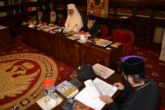 Şedinţă de lucru a Sfântului Sinod la Reşedinţa Patriarhal