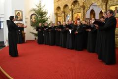 Primii colindători la reşedinţa episcopală din Caransebeş