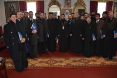 Primii colindători la reşedinţa episcopală din Caransebeş