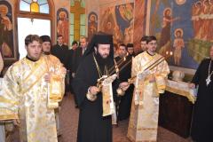 Liturghie arhierească la capela episcopală din Caransebeş