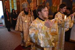 Liturghie arhierească la capela episcopală din Caransebeş