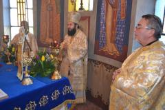 Liturghie arhierească la capela episcopală din Caransebeş