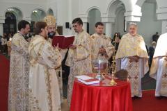 Liturghie arhierească la catedrala episcopală din Caransebeş