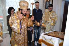 Liturghie arhierească la paraclisul episcopal din Caransebeş 