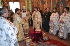 Liturghie arhierească la paraclisul episcopal din Caransebeş 