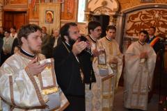 Liturghie arhierească în Parohia Pojejena