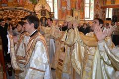 Liturghie arhierească în Parohia Pojejena