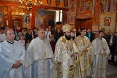 Liturghie arhierească în Parohia Pojejena