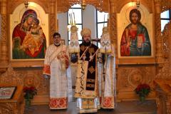 Slujire chiriarhală în Biserica „Schimbarea la Față” din