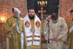 Slujire chiriarhală la Biserica Sfântul Ioan din Caransebeş