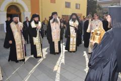 Moaștele Sfântului Nectarie în Episcopia Caransebeșului