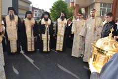 Moaștele Sfântului Nectarie în Episcopia Caransebeșului