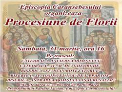 Procesiune de Florii la Caransebeș: „Osana! Bine este cuvântat Cel ce vine întru numele Domnului!”