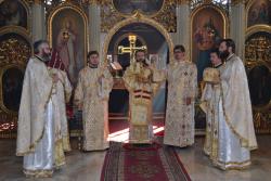 Slujire chiriarhală la Catedrala istorică din Caransebeș
