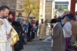 Biserica „Pogorârea Duhului Sfânt” din Reșița în haine de sărbătoare