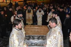 Moaștele Sfinților Împărați au ajuns în Episcopia Caransebeșului