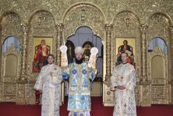 Slujire chiriarhală la catedrala episcopală din Caransebeş