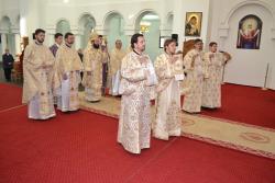 Liturghie arhierească la catedrala episcopală din Caransebeş