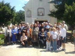 Credincioşii parohiei Măureni în pelerinaj la mănăstirea Timişeni