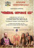Părintele Constantin Necula va conferenția la Reșița