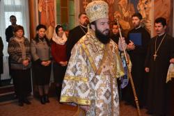 Liturghie arhierească la paraclisul episcopal din Caransebeş 