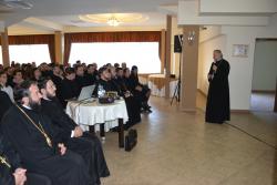 Părintele Stelian Tofană a conferențiat la Reșița