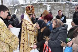 Ajunul Bobotezei la Mănăstirea „Sfântul Ilie de la Izvor” Vasiova