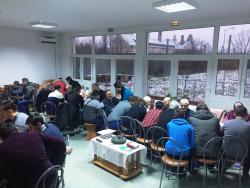 Studenți teologi în compania seniorilor din Caransebeș
