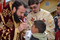 Liturghie arhierească la Zăgujeni